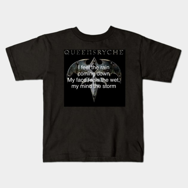 Queensryche Suite Sister Mary Lyrics Kids T-Shirt by MarieDarcy